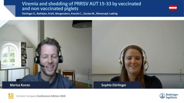 Viremia and shedding of PRRSV aut15 33 by vaccinated and non vaccinated piglets Sophie Dürlinger