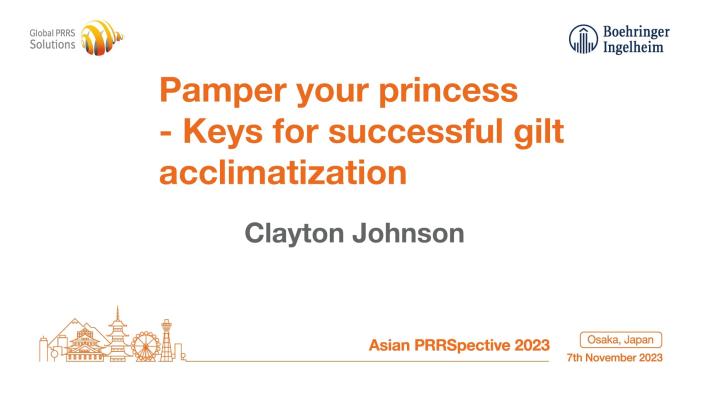 Keys for successful gilt acclimatization